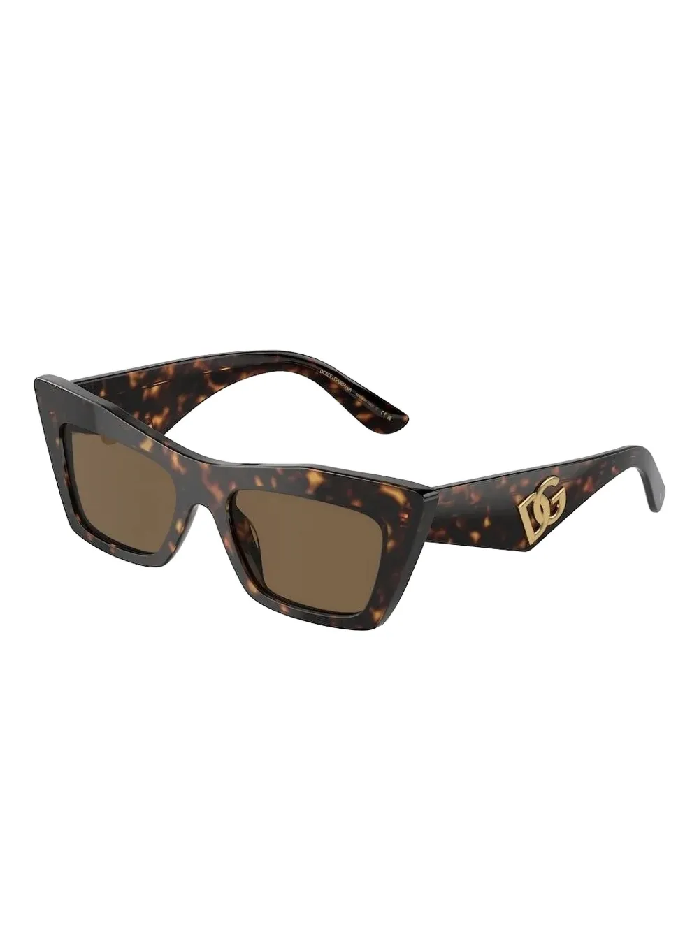 Dolce & Gabbana Eyewear cat-eye tortoiseshell sunglasses Bruin