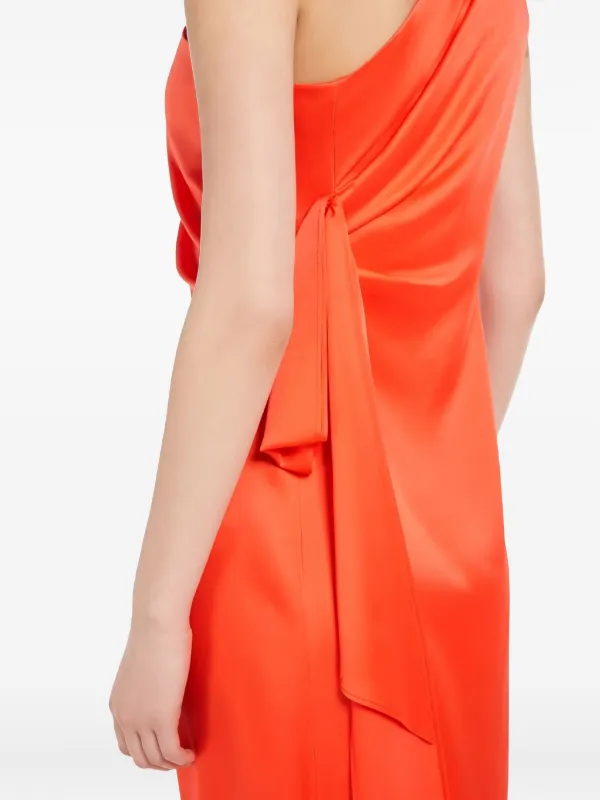 open lace back dress Satin Dress Max Mara / Orange