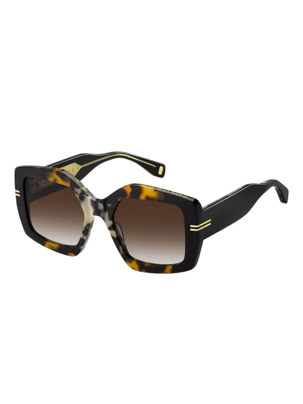 Marc Jacobs Eyewear geometric-frame sunglasses Zwart