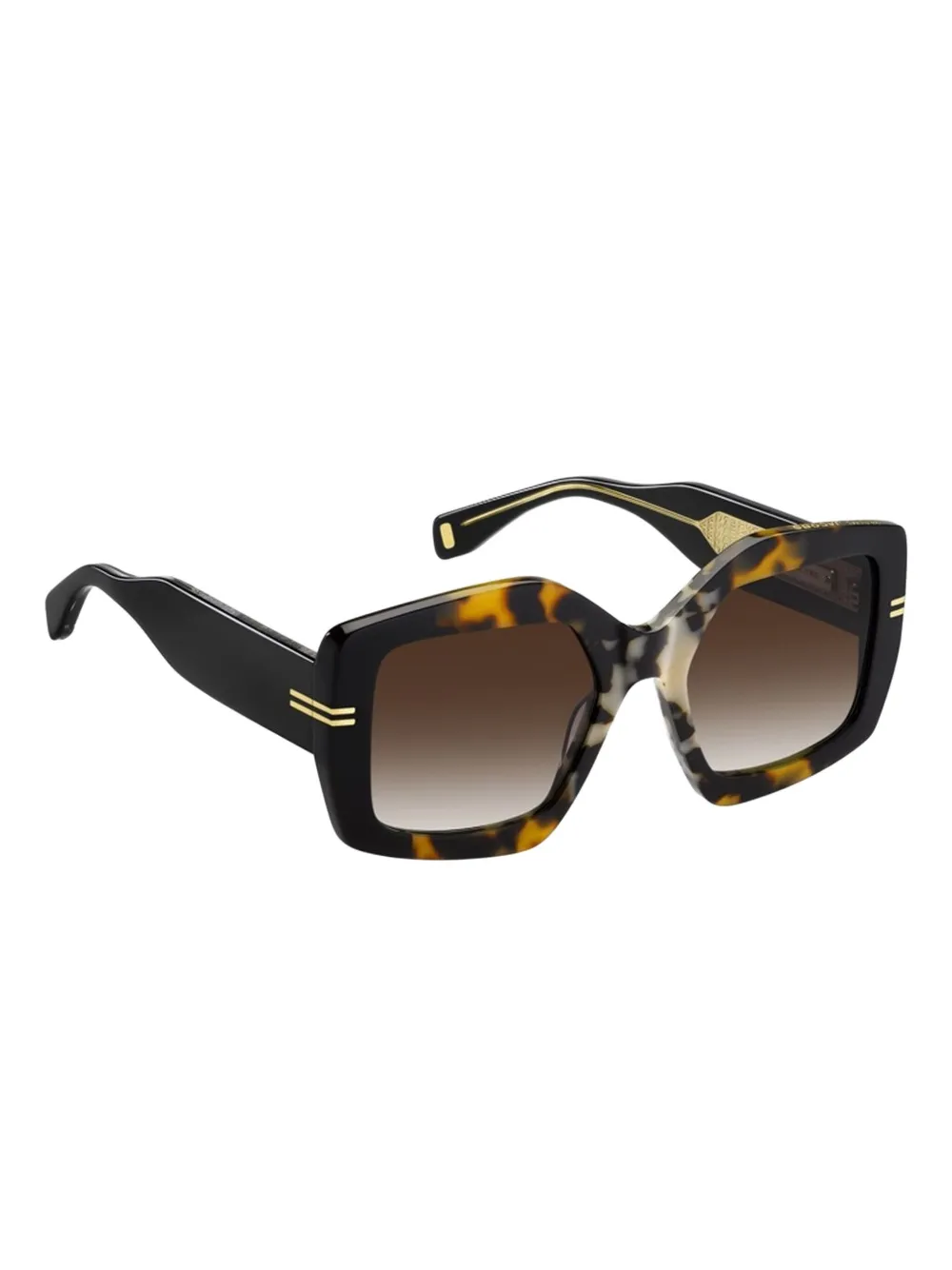 Marc Jacobs Eyewear geometric-frame sunglasses Zwart