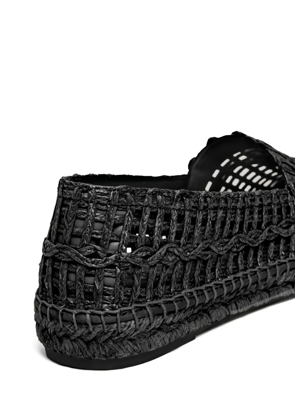 Weekend Max Mara woven loafers Black