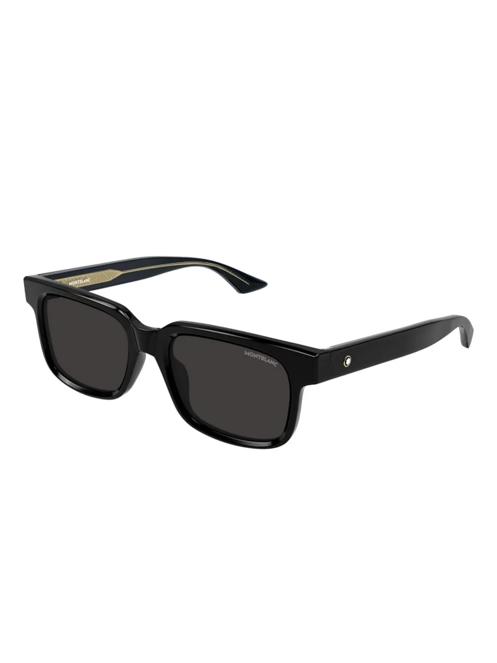 Montblanc square-frame sunglasses Zwart