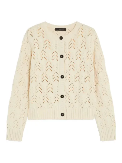 Weekend Max Mara Panaria open-stitch cardigan
