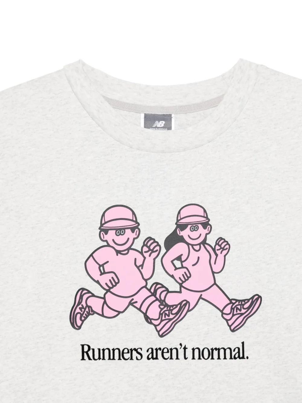 New Balance x Face Oka Runner T-shirt Grijs