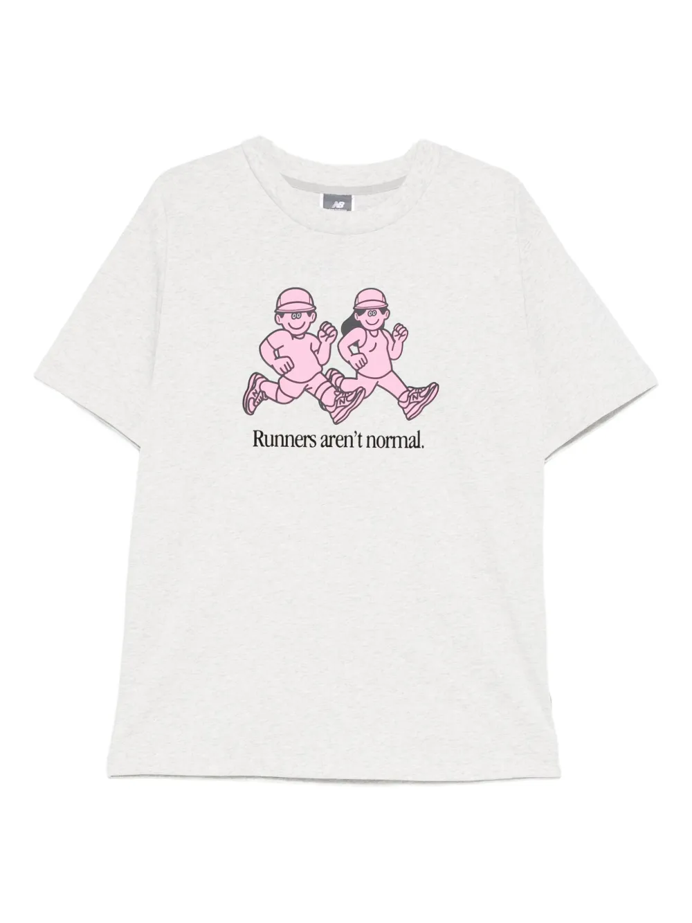 New Balance x Face Oka Runner Tシャツ - グレー