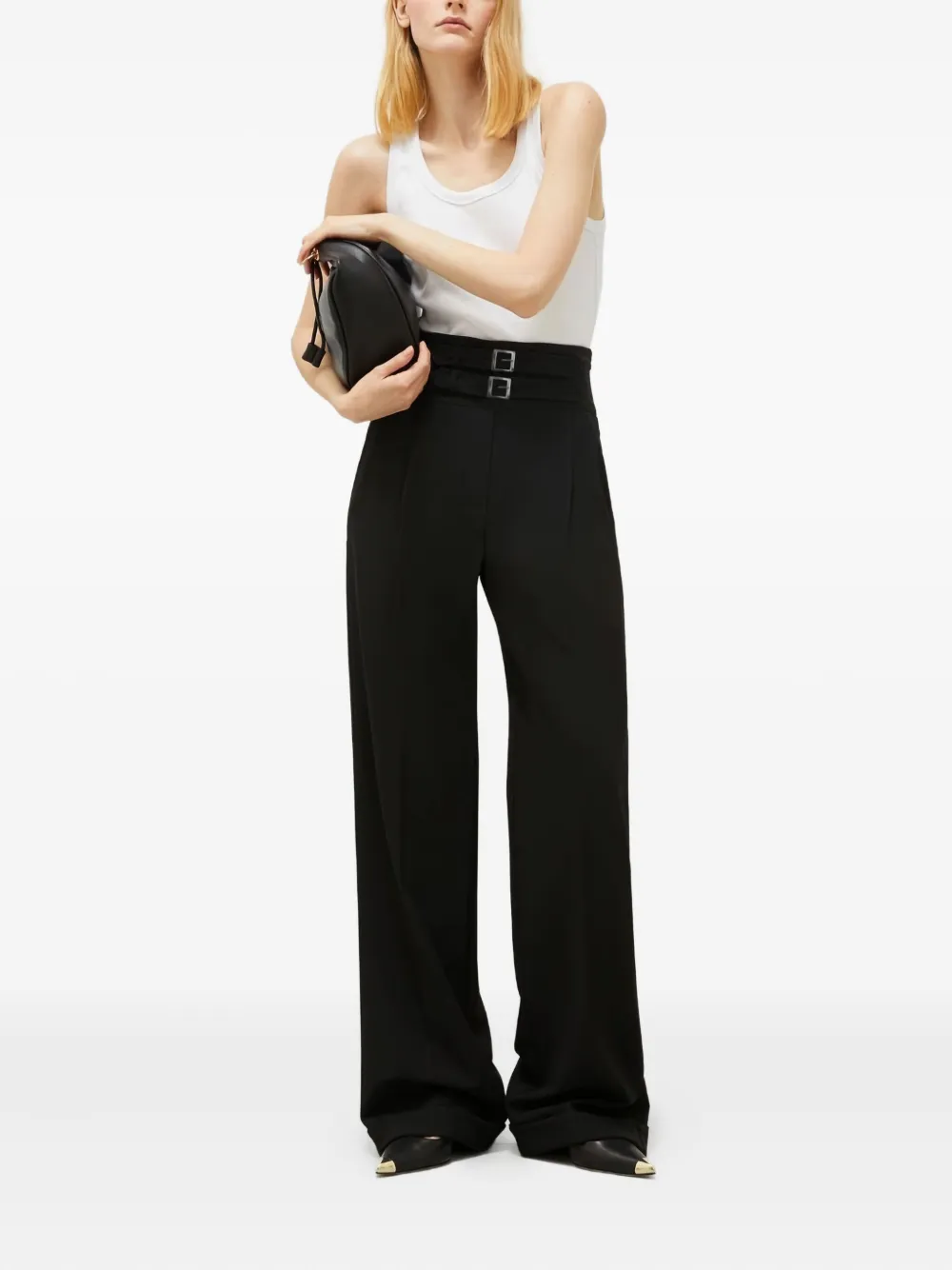Marella High waist broeken Zwart