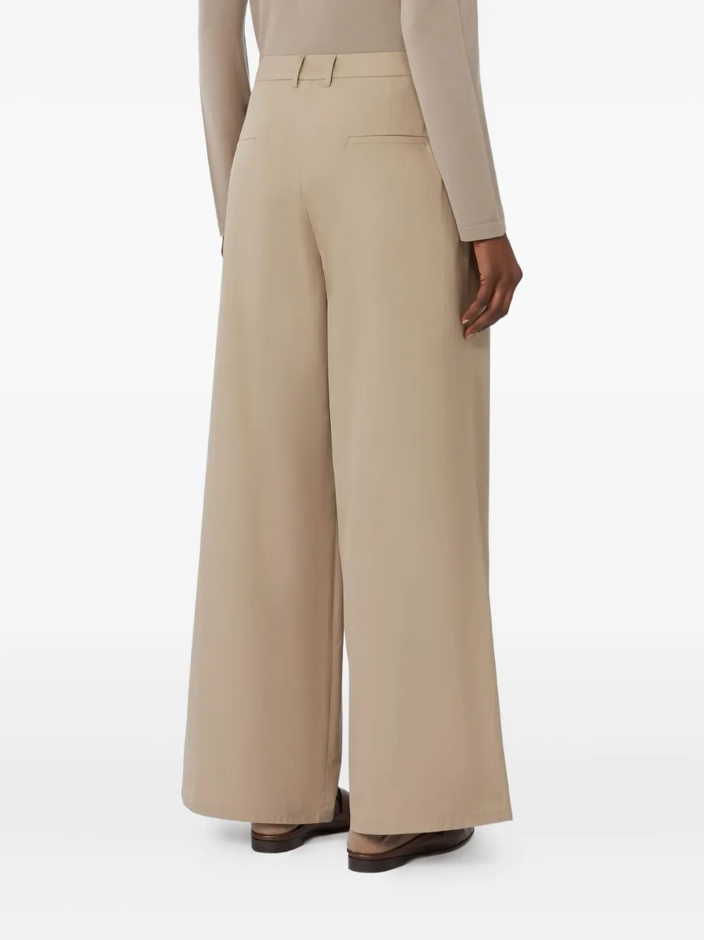'S Max Mara Broek met geplooid detail Beige