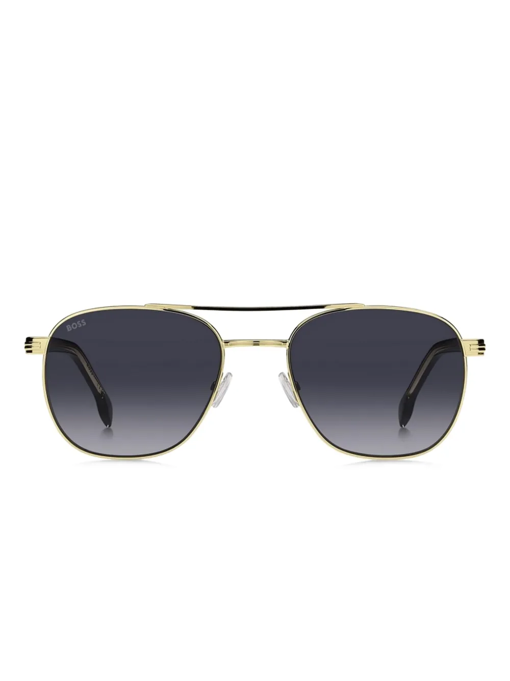 BOSS metallic frame gradient sunglasses | Gold | Image 1