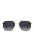 BOSS metallic frame gradient sunglasses - Gold