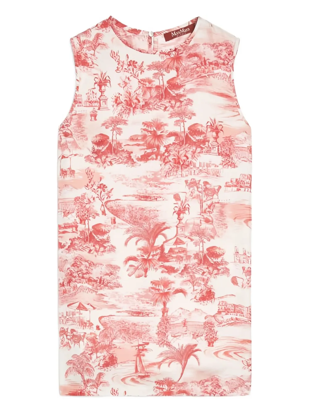 Max Mara graphic-print sleeveless top | Red | Image 1