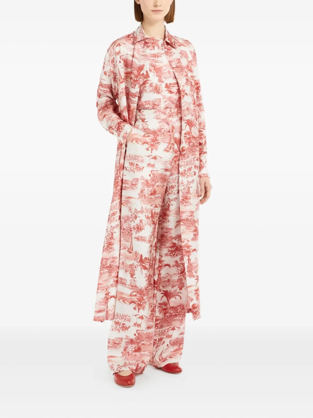 Max Mara graphic-print sleeveless top | Blouses | Image 2