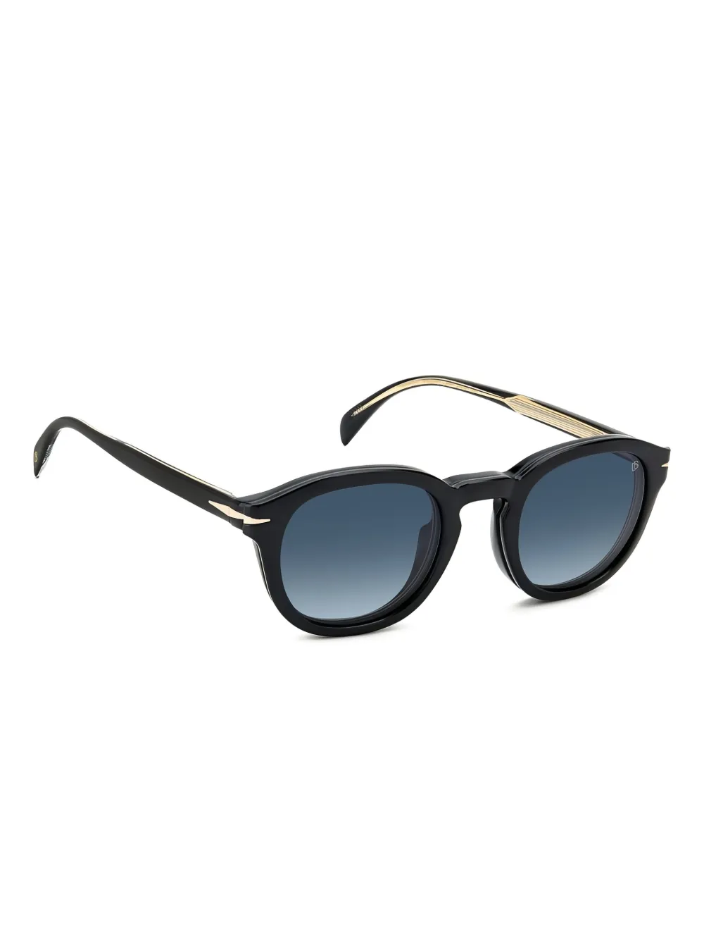 DAVID BECKHAM EYEWEAR round-frame glasses Zwart