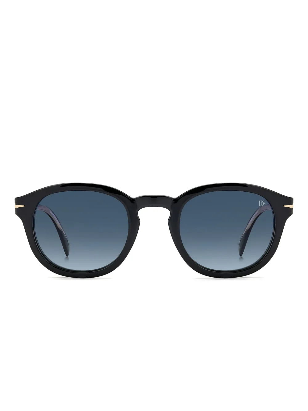DAVID BECKHAM EYEWEAR round-frame glasses Zwart