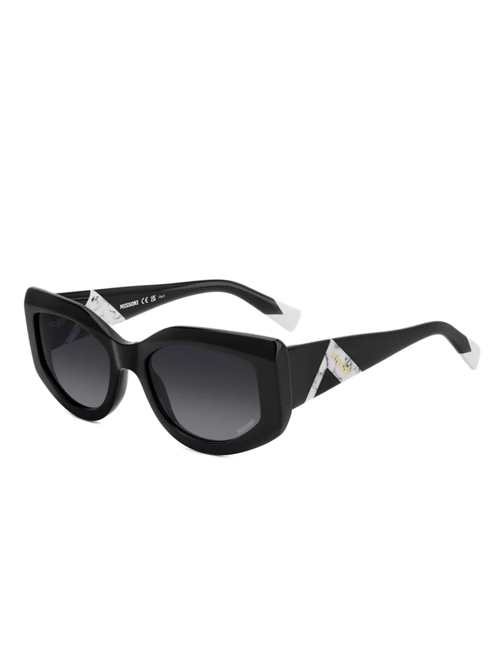 Missoni cat-eye frame sunglasses Zwart