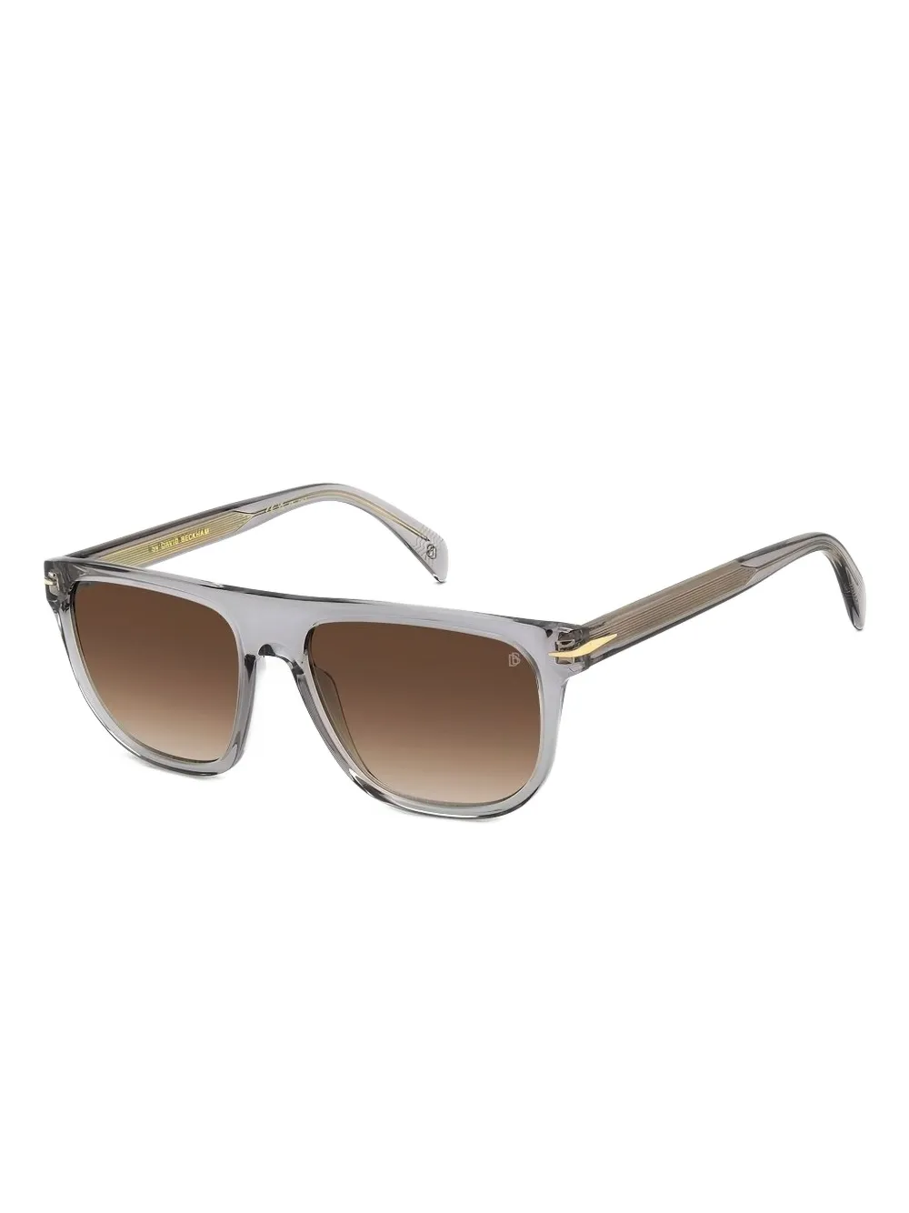 DAVID BECKHAM EYEWEAR Zonnebril met vierkant montuur Grijs