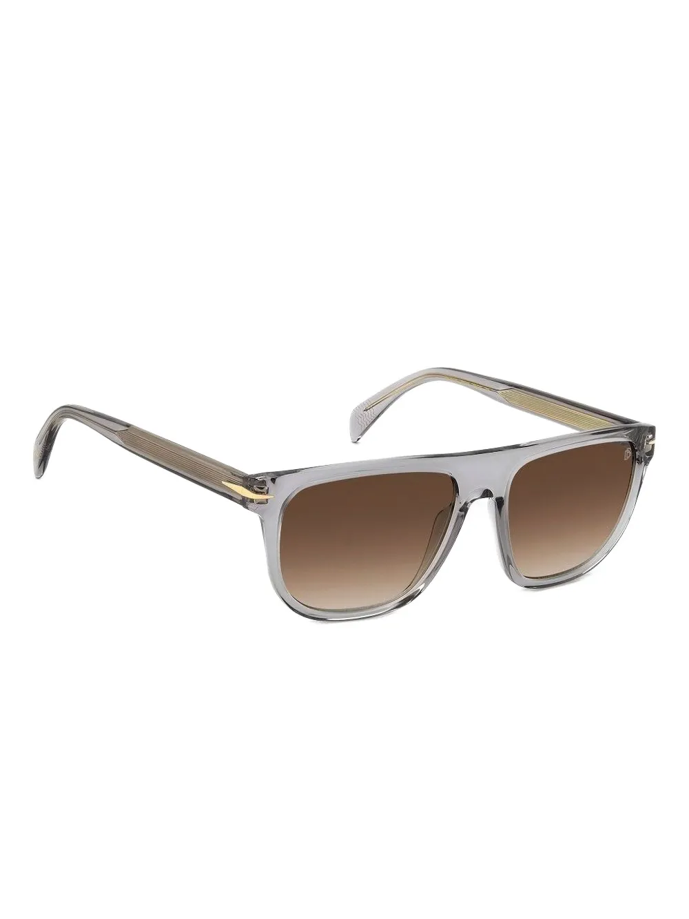 DAVID BECKHAM EYEWEAR Zonnebril met vierkant montuur Grijs