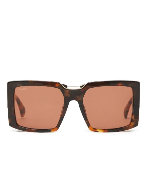 Max Mara Leisure tortoiseshell oversized sunglasses