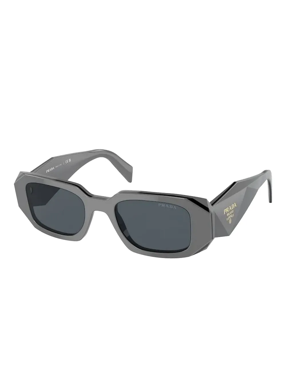 Prada Eyewear Symbole geometric-frame sunglasses - Grijs