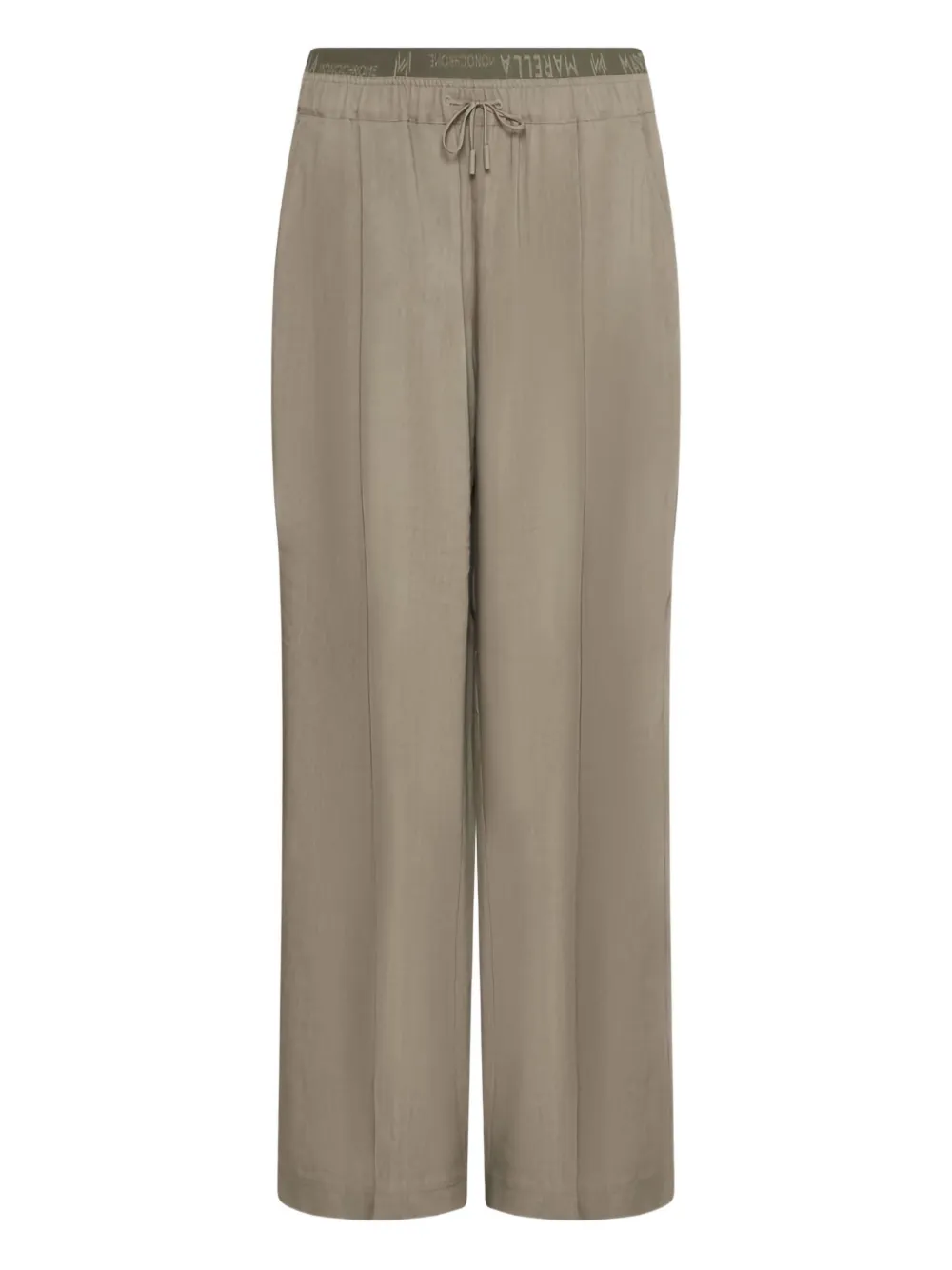 Marella Fred broek met wijde pijpen Beige