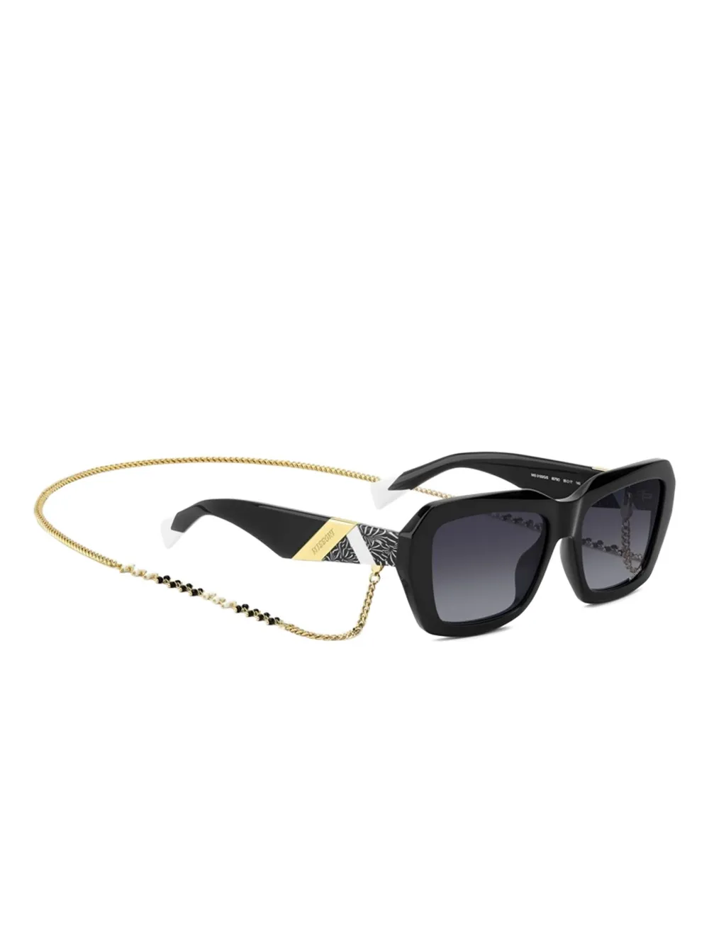 MISSONI EYEWEAR square-frame sunglasses Zwart