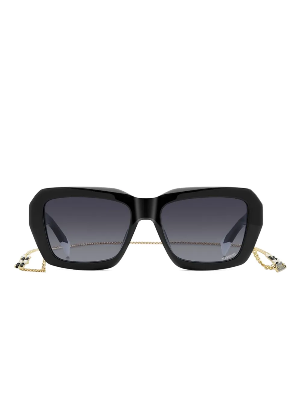 MISSONI EYEWEAR square-frame sunglasses Zwart