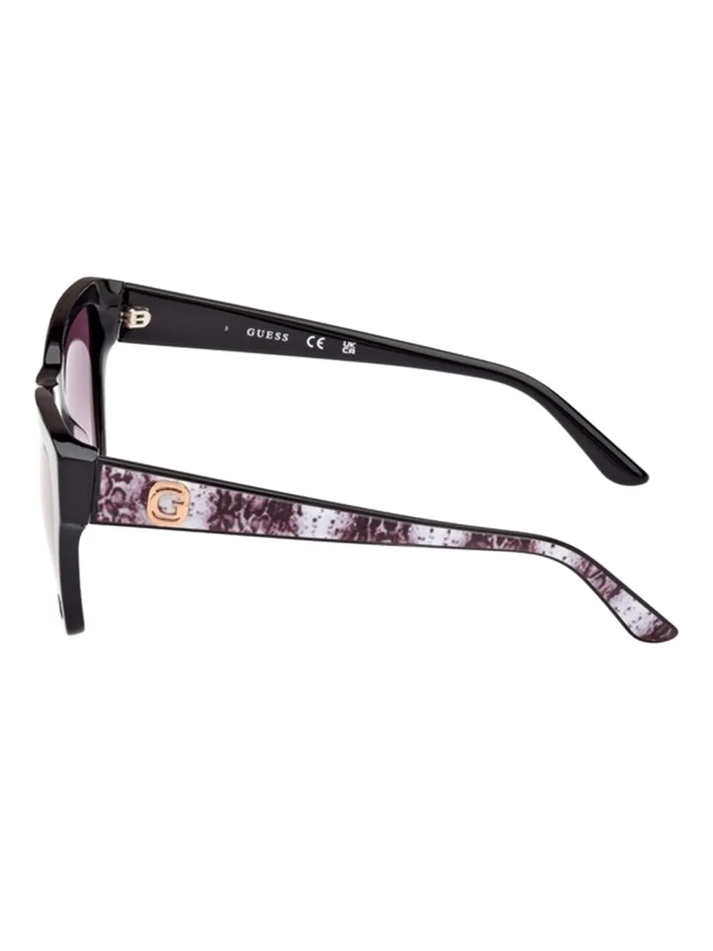 GUESS USA square-frame gradient sunglasses Zwart