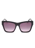 GUESS USA square-frame gradient sunglasses - Black