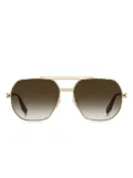 Marc Jacobs Eyewear pilot-frame sunglasses - Gold