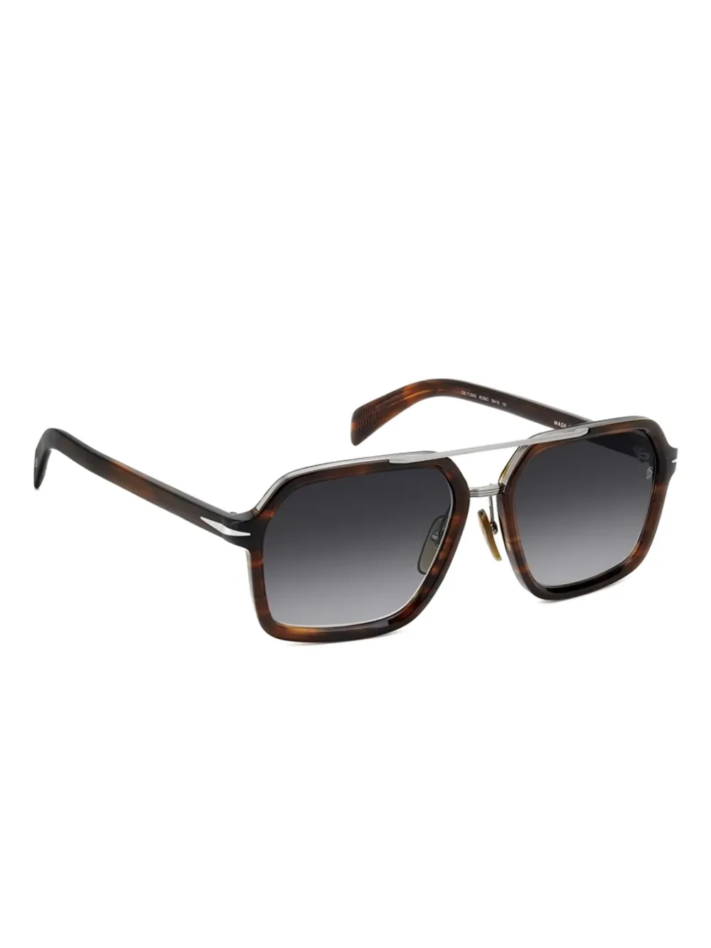 DAVID BECKHAM EYEWEAR tortoiseshell pilot-frame sunglasses Bruin