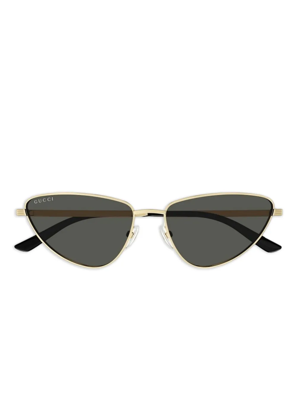 Gucci Eyewear Zonnebril met cat-eye montuur Goud