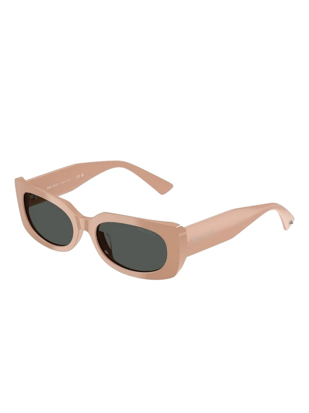 Jimmy Choo Eyewear Zonnebril met vierkant montuur Roze