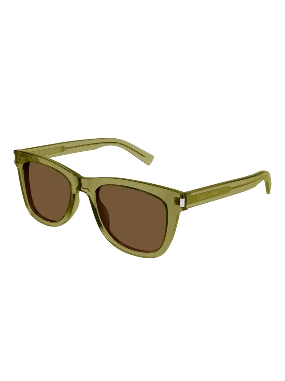 Saint Laurent SL 712 square-frame sunglasses Groen