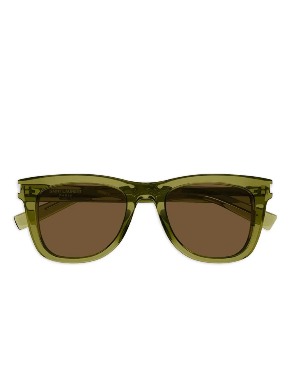 Saint Laurent SL 712 square-frame sunglasses Groen