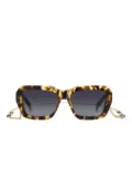 MISSONI EYEWEAR square-frame sunglasses - Brown