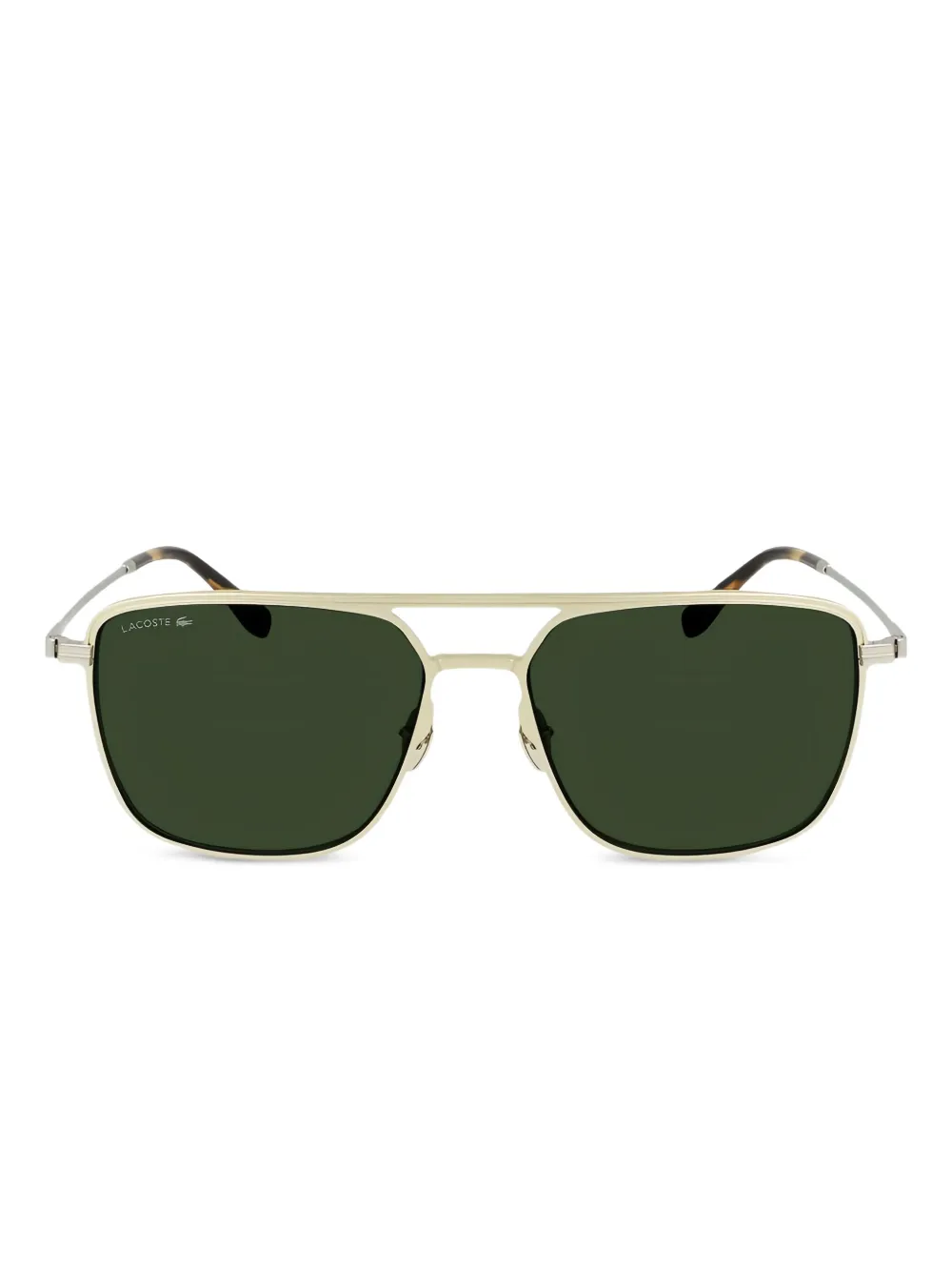 Lacoste Zonnebril met vierkant montuur Goud