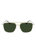 Lacoste square-frame sunglasses - Gold