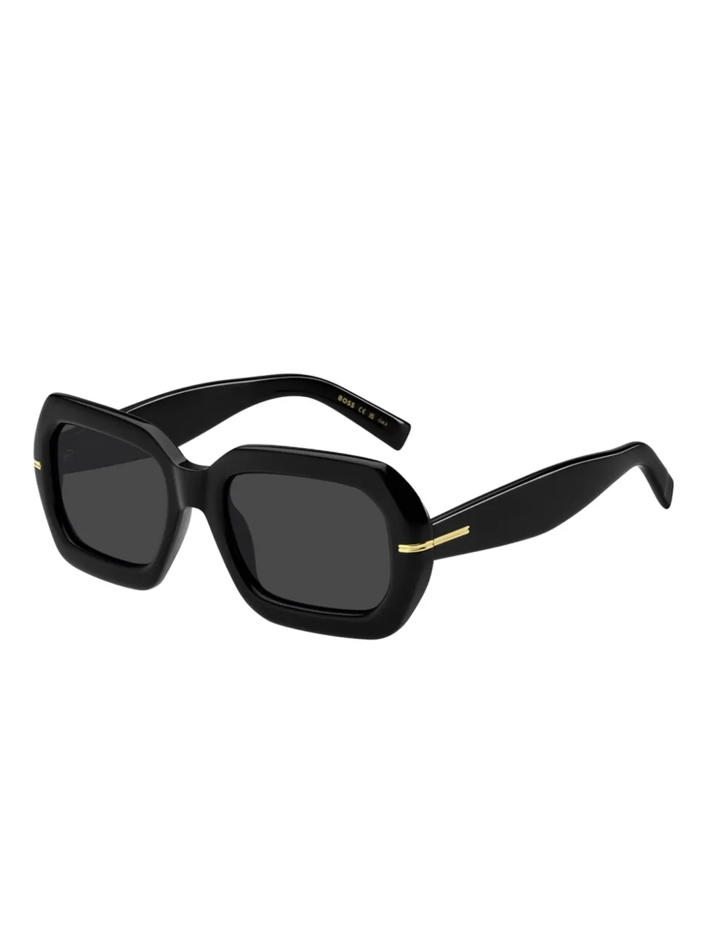 BOSS oversized-frame sunglasses Zwart