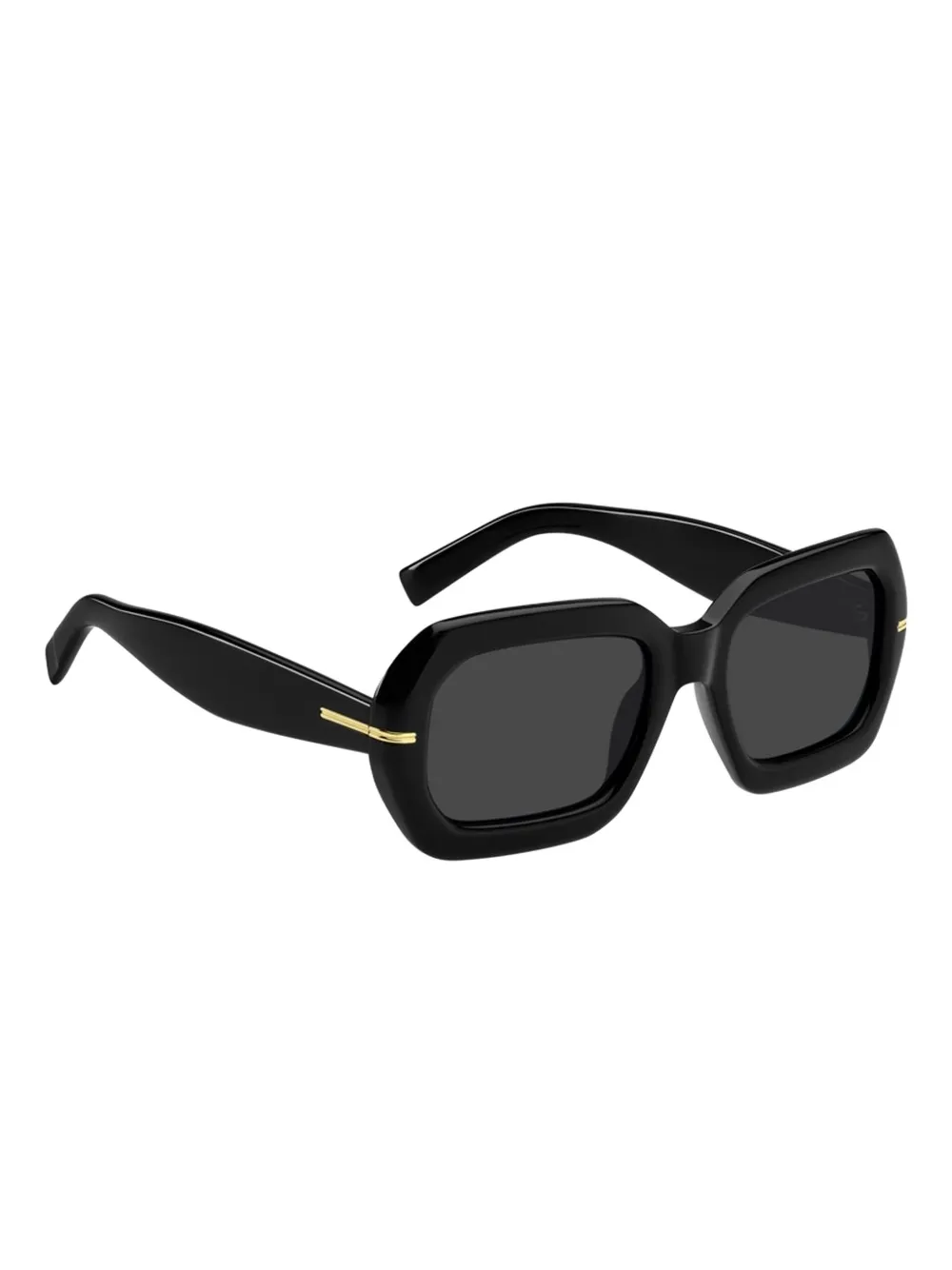 BOSS oversized-frame sunglasses Zwart
