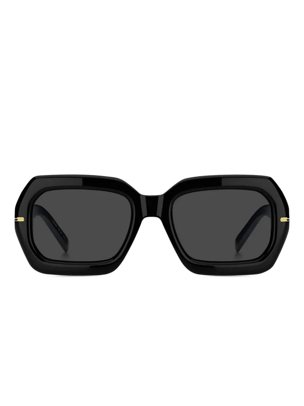 BOSS oversized-frame sunglasses Zwart