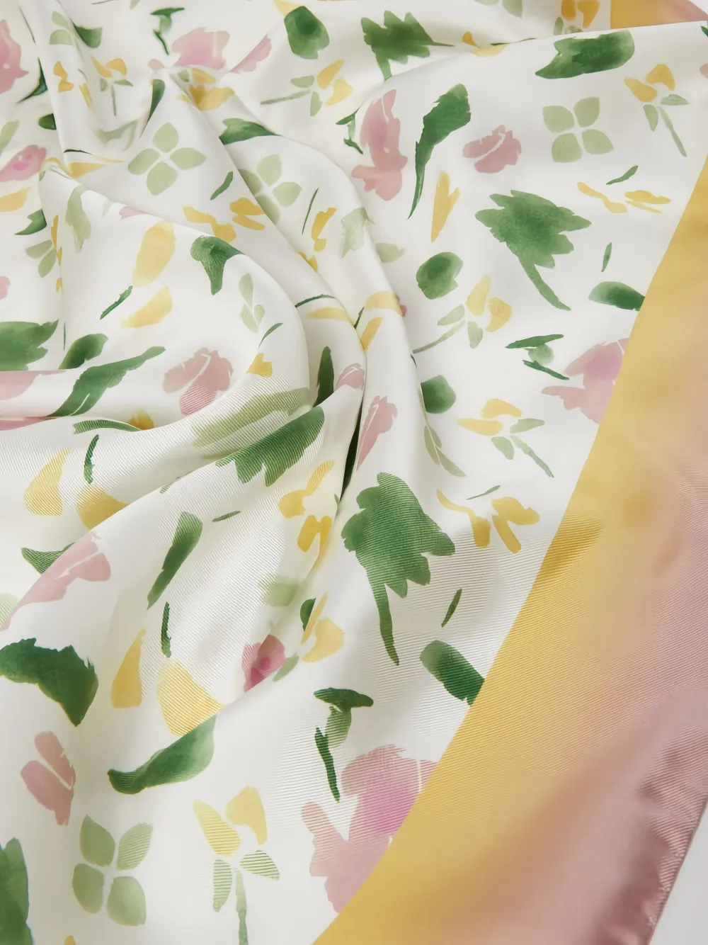 Max Mara Sjaal met bloemenprint Wit