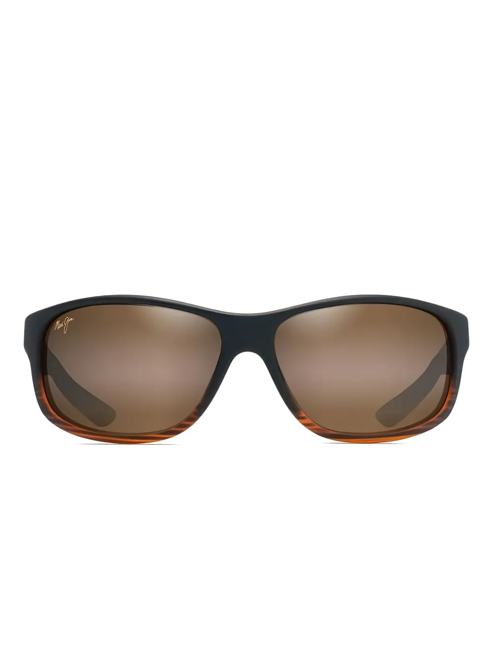 Maui Jim Kaiwi Channel rectangle-frame sunglasses | Black | Image 1