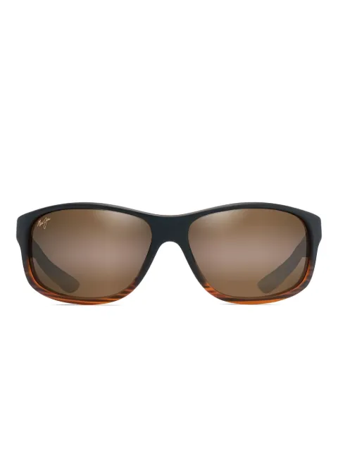 Maui Jim lunettes de soleil Kaiwi Channel à monture rectangulaire