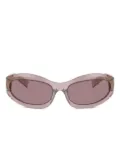 Miu Miu Eyewear Glimpse sculpted-frame sunglasses - Purple