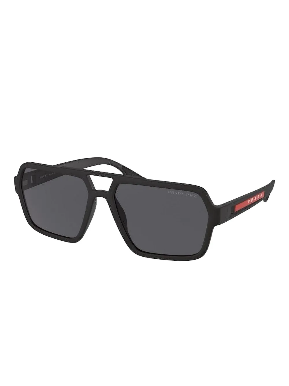 Prada Linea Rossa oversized-frame sunglasses Zwart