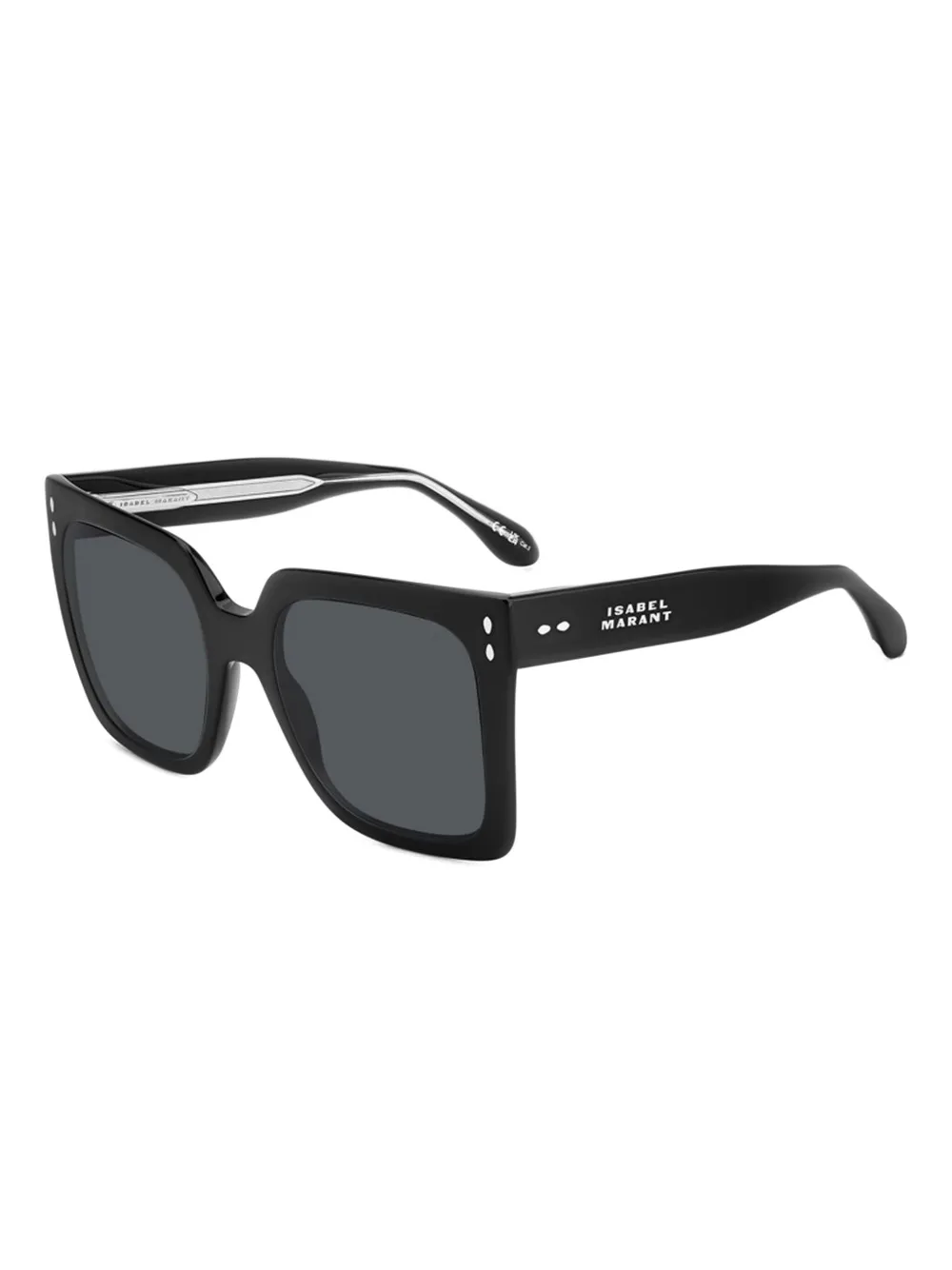 ISABEL MARANT square-frame sunglasses Zwart