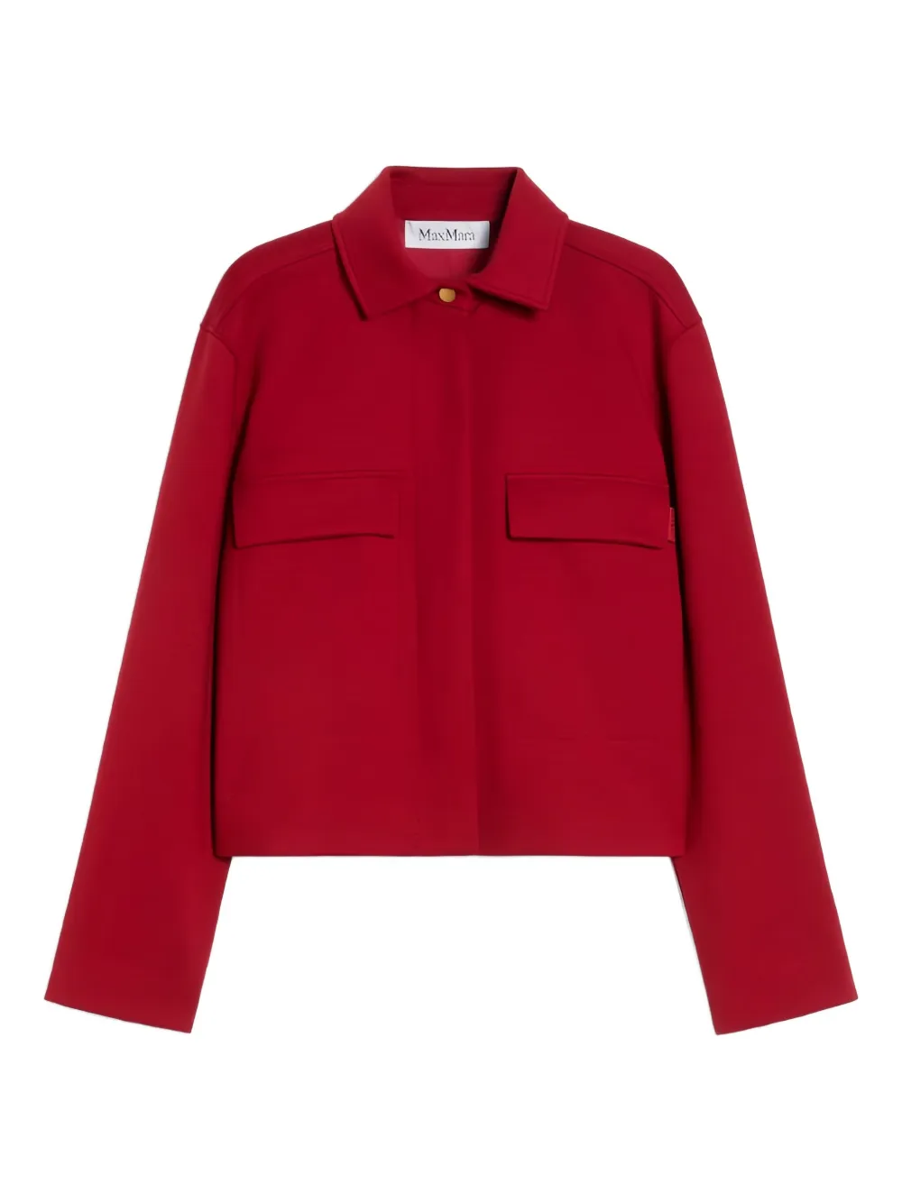 Max Mara wool-blend jacket Rood