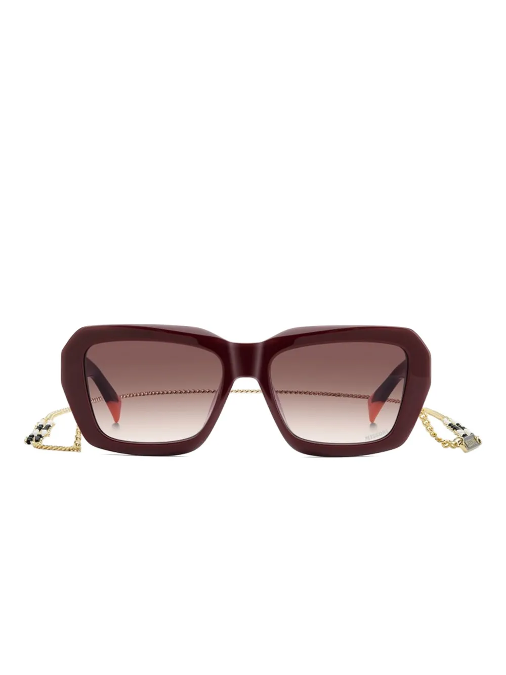 Missoni square-frame sunglasses Rood