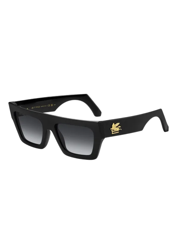 Etro Black Oversized Square Sunglasses Etro ETROSCREEN unisex Black Squared Sunglasses – Otticanet USA main image 3