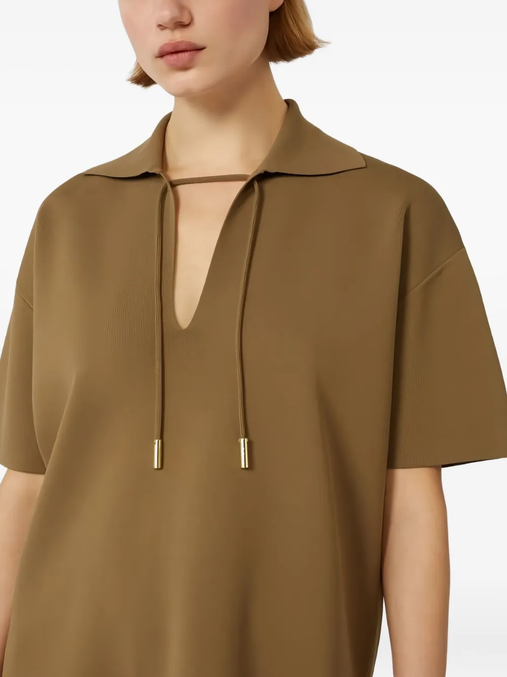Max Mara Shirt met korte mouwen Bruin