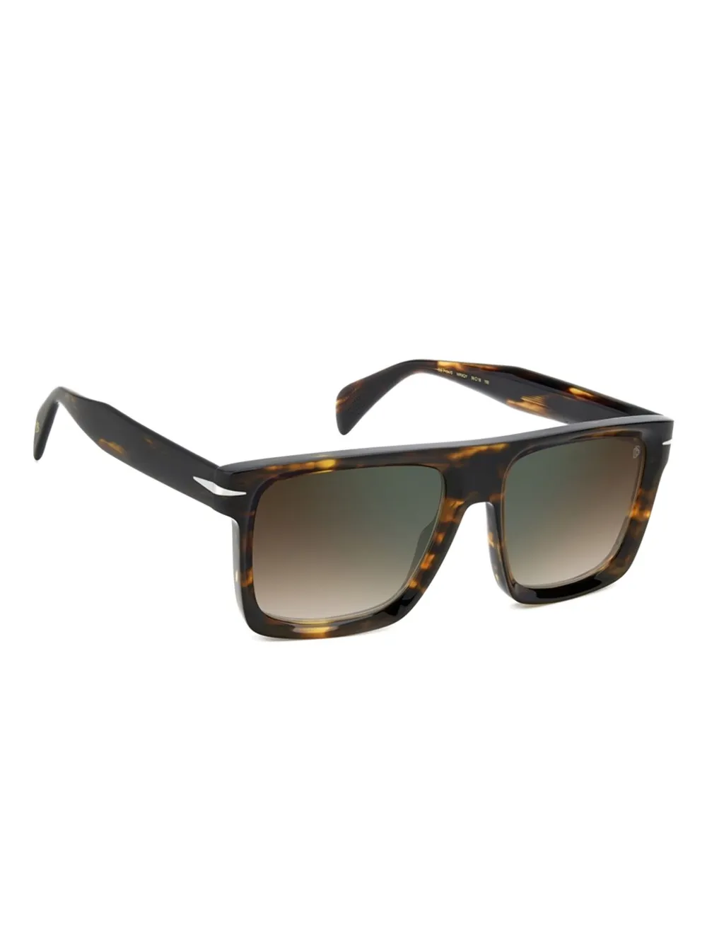 DAVID BECKHAM EYEWEAR tortoiseshell square sunglasses Bruin